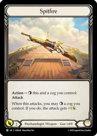 Cold Foil Spitfire/スピットファイア GEM036 Spitfire (GEM036) - GEM Pack 2 Cold Foil – Invasion Inc