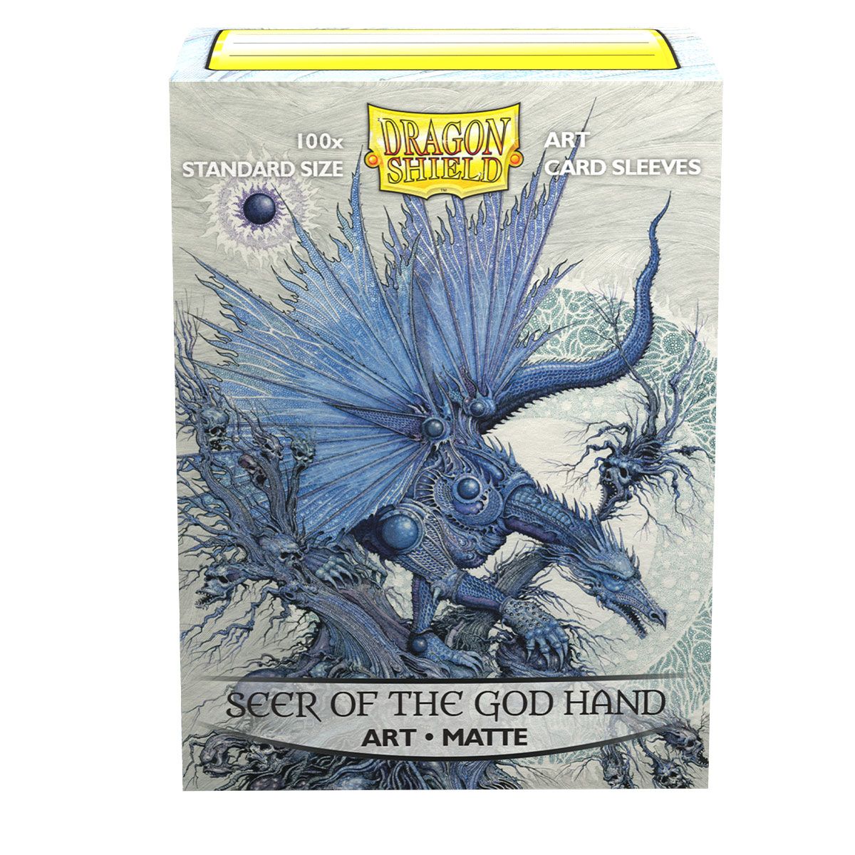 Dragon Shield: Standard 100ct Art Sleeves - Seer of the God Hand Invasion Inc Dragon Shield: Standard 100ct Art Sleeves - Seer of the God Hand Invasion Inc