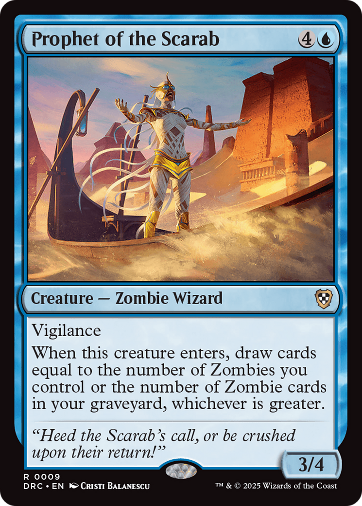 Prophet of the Scarab (-009) - Commander: Aetherdrift