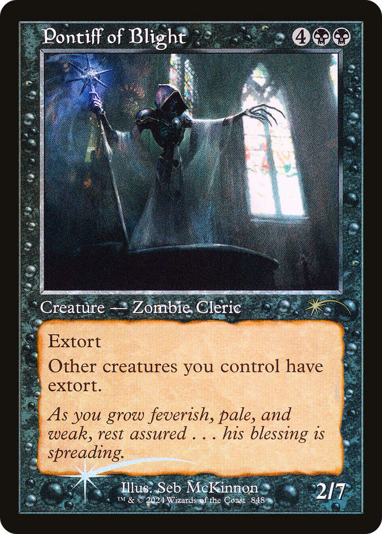 Pontiff of Blight (Retro Frame) (SLD-848) - Secret Lair Drop Series Foil
