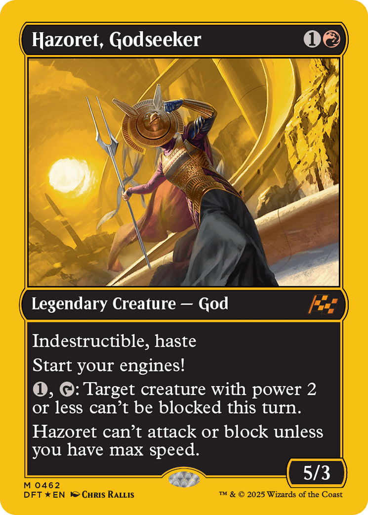 Hazoret, Godseeker (First-Place Foil) (-462) - Aetherdrift