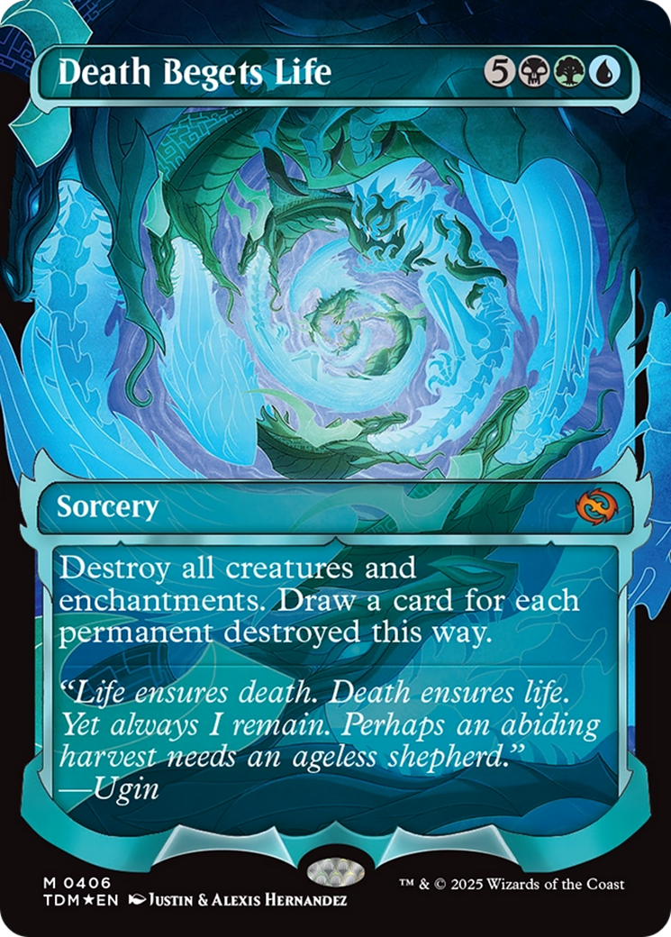 Death Begets Life (Showcase) (TDM-406) - Tarkir: Dragonstorm Foil