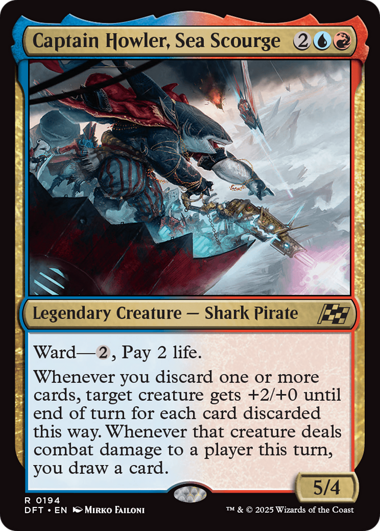 Captain Howler, Sea Scourge (-194) - Aetherdrift