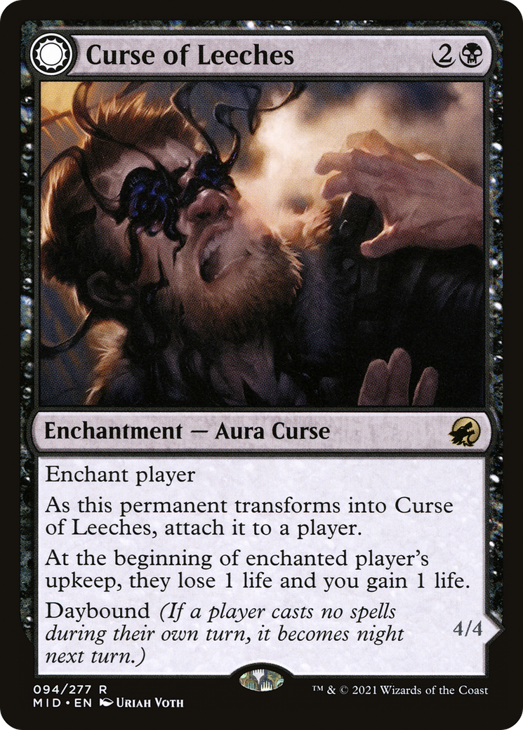 Curse of Leeches // Leeching Lurker [Innistrad: Midnight Hunt]