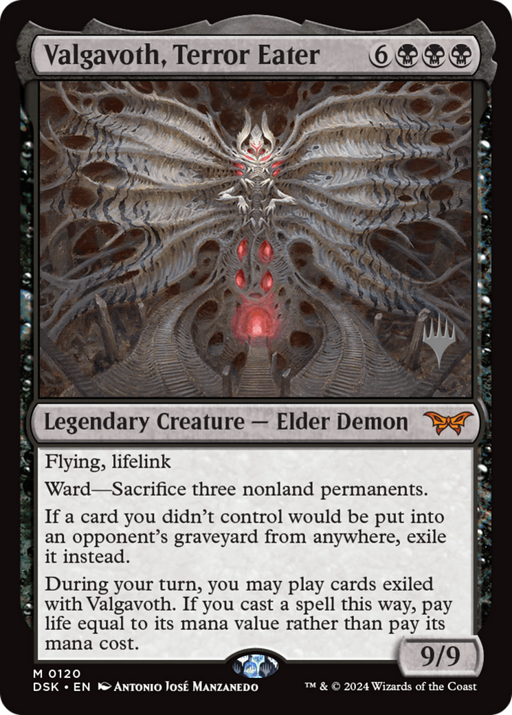Valgavoth, Terror Eater [Duskmourn: House of Horror Promos]