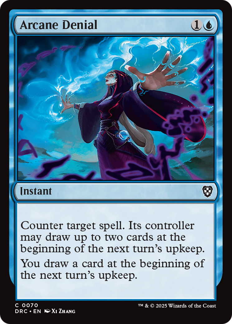 Arcane Denial (-070) - Commander: Aetherdrift