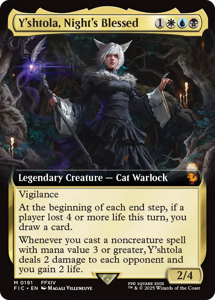 Y'shtola, Night's Blessed (Extended Art) (FIC-191) - Commander: FINAL FANTASY