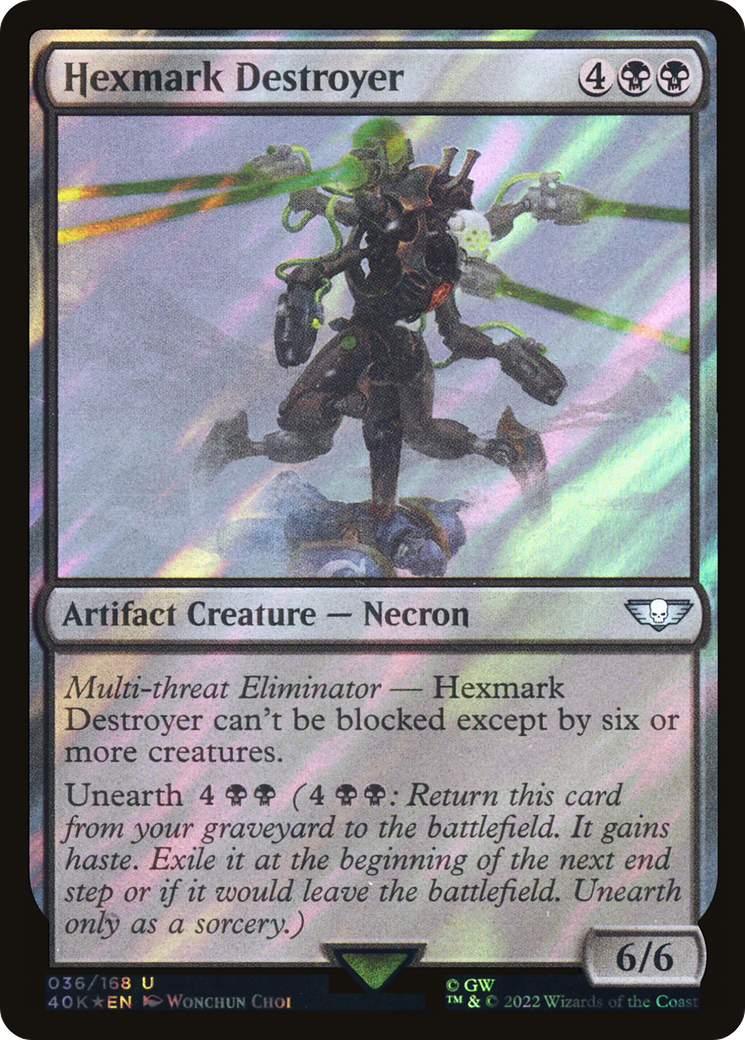 Hexmark Destroyer (Surge Foil) [Universes Beyond: Warhammer 40,000]