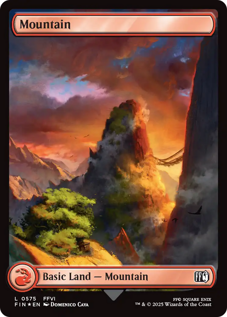 Mountain (0575) (Surge Foil) (FIN-575) - FINAL FANTASY