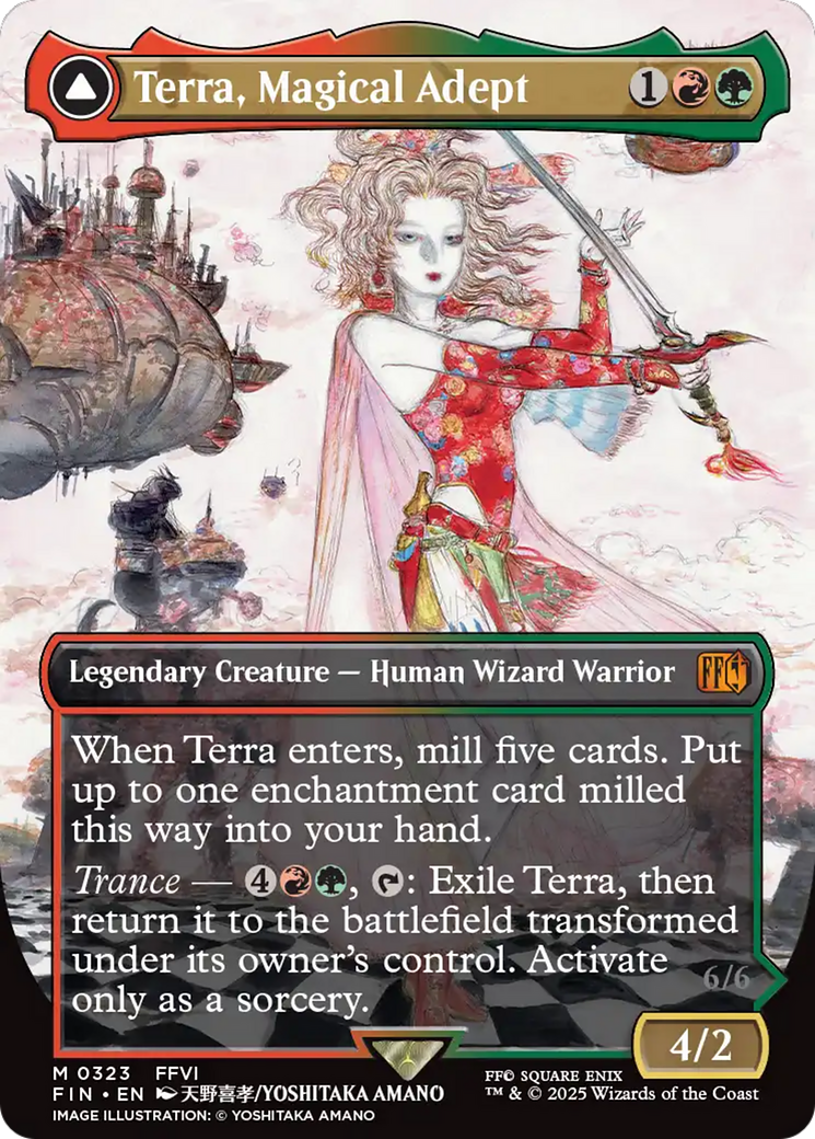 Terra, Magical Adept (Borderless) (FIN-323) - FINAL FANTASY