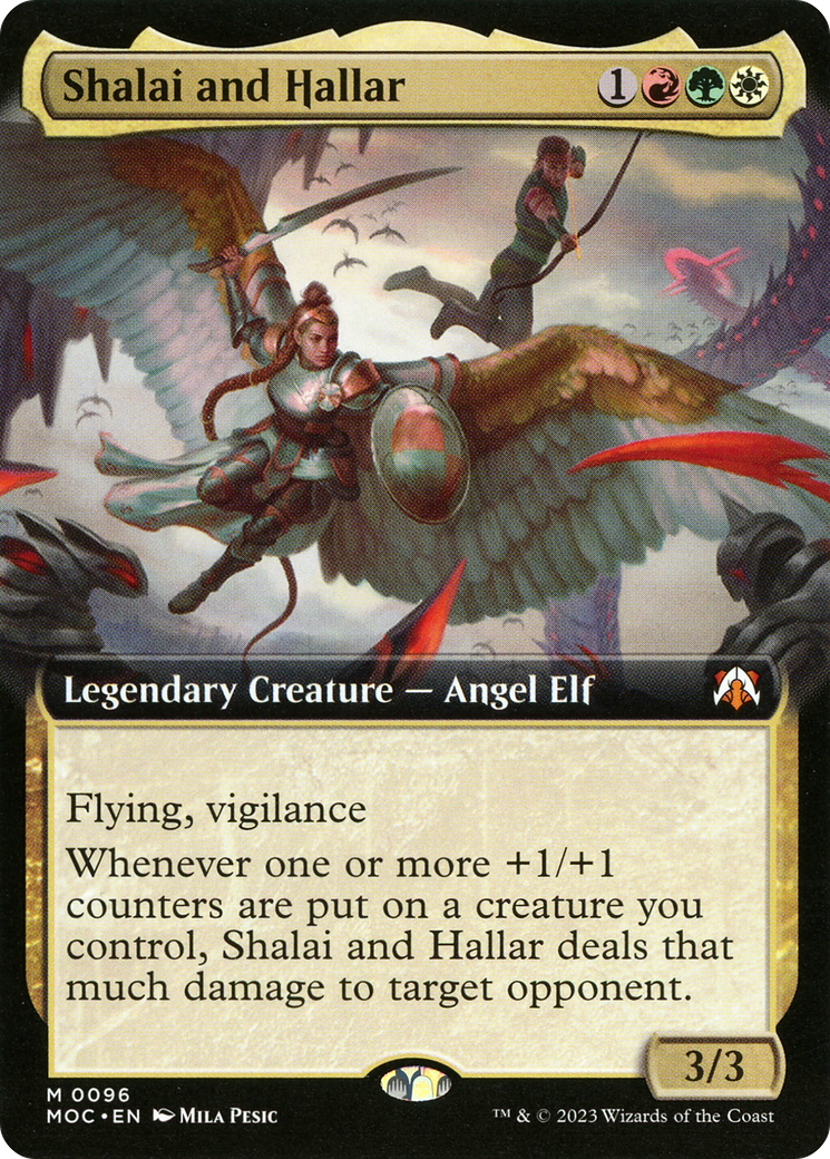 Shalai and Hallar (Extended Art) [March of the Machine Commander]
