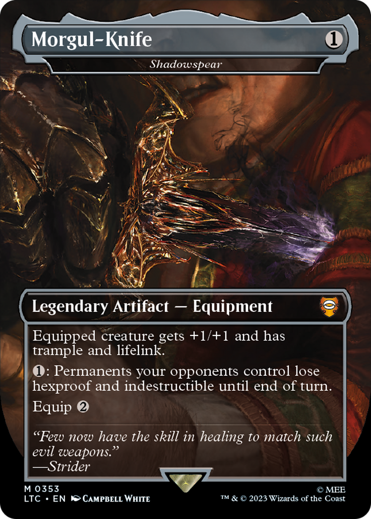 Shadowspear - Morgul-Knife [The Lord of the Rings: Tales of Middle-Earth Commander]