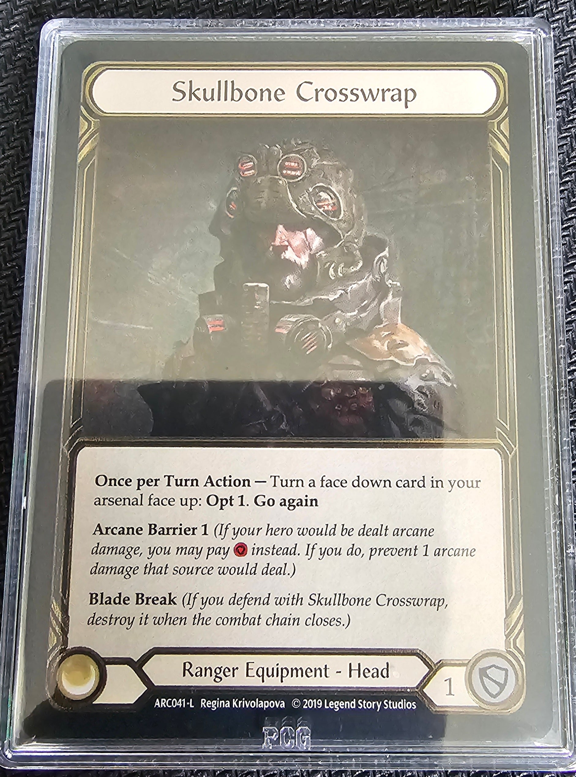 Skullbone Crosswrap - Cold Foil - PCG 9.5 Player Slab Slim