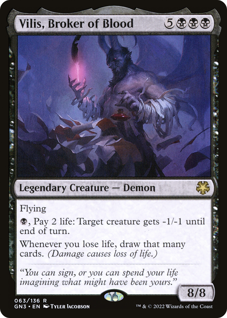 Vilis, Broker of Blood [Game Night: Free-for-All]