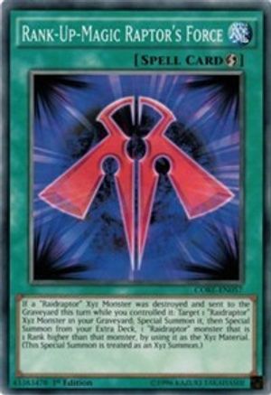 Rank-Up-Magic Raptor's Force [CORE-EN057] Common