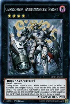 Cairngorgon, Antiluminescent Knight [MP15-EN030] Super Rare