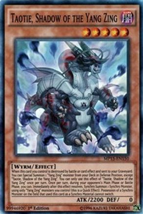 Taotie, Shadow of the Yang Zing [MP15-EN150] Super Rare