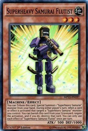 Superheavy Samurai Flutist [MP15-EN197] Super Rare
