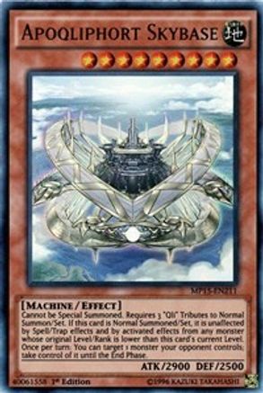 Apoqliphort Skybase [MP15-EN211] Ultra Rare