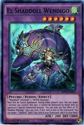 El Shaddoll Wendigo [MP15-EN221] Super Rare