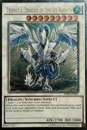 Trishula, Dragon of the Ice Barrier [AP08-EN001] Ultimate Rare