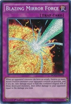 Blazing Mirror Force [DOCS-EN076] Secret Rare