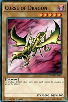 Curse of Dragon [YGLD-ENA07] Common