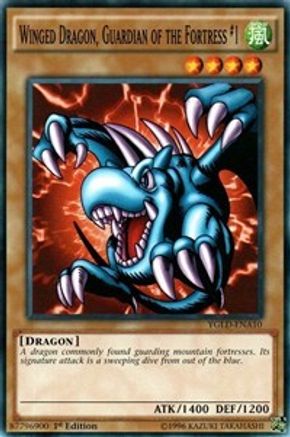 Winged Dragon, Guardian of the Fortress #1 [YGLD-ENA10] Common
