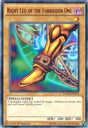 Right Leg of the Forbidden One [YGLD-ENA18] Ultra Rare