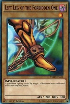 Left Leg of the Forbidden One [YGLD-ENA19] Ultra Rare