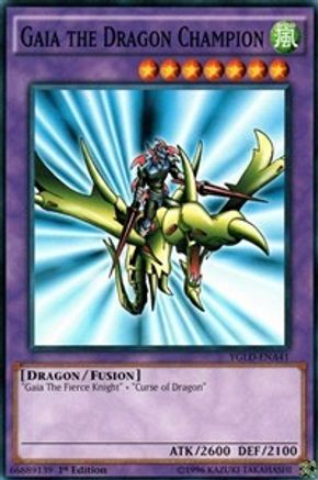 Gaia the Dragon Champion [YGLD-ENA41] Common
