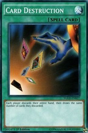 Card Destruction [YGLD-ENB27] Common