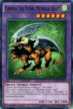 Chimera the Flying Mythical Beast [YGLD-ENB41] Common
