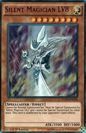 Silent Magician LV8 [YGLD-ENC04] Ultra Rare