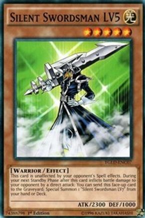 Silent Swordsman LV5 [YGLD-ENC07] Common