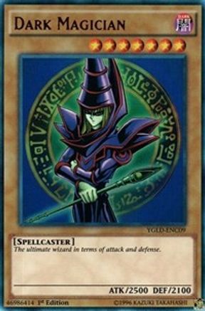 Dark Magician [YGLD-ENC09] Ultra Rare