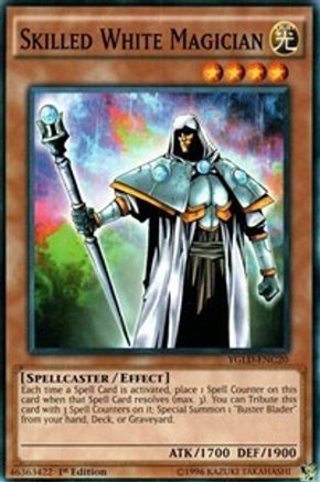 Skilled White Magician [YGLD-ENC20] Common