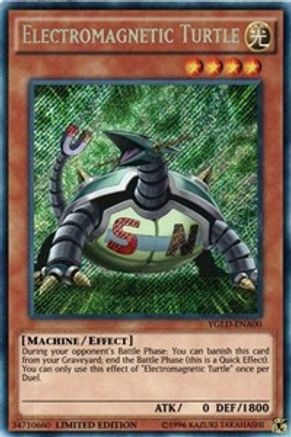 Electromagnetic Turtle [YGLD-ENA00] Secret Rare