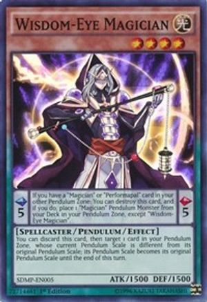Wisdom-Eye Magician [SDMP-EN005] Super Rare