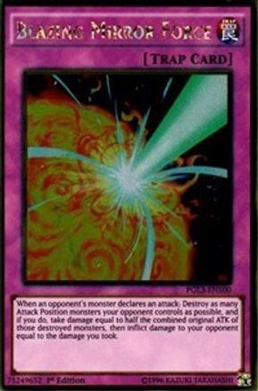 Blazing Mirror Force [PGL3-EN100] Gold Rare