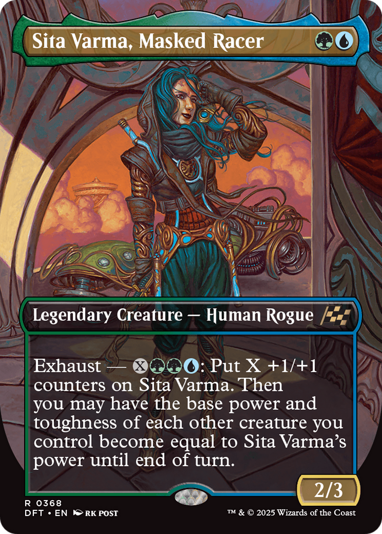 Sita Varma, Masked Racer (Borderless) (-368) - Aetherdrift