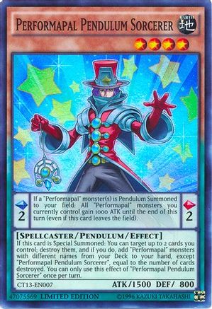 Performapal Pendulum Sorcerer [CT13-EN007] Super Rare