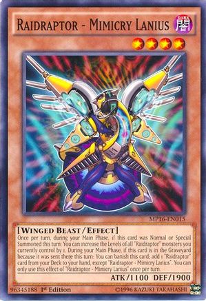 Raidraptor - Mimicry Lanius [MP16-EN015] Common
