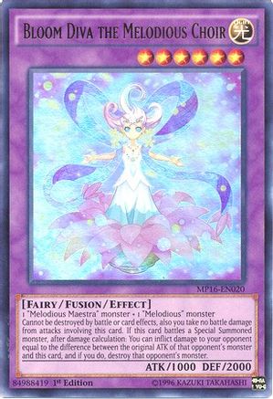 Bloom Diva the Melodious Choir [MP16-EN020] Ultra Rare