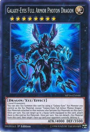 Galaxy-Eyes Full Armor Photon Dragon [MP16-EN044] Super Rare