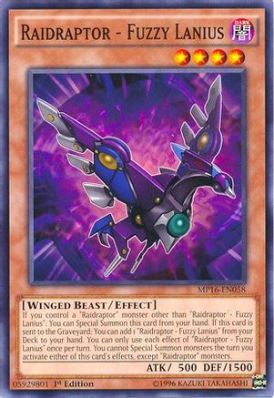 Raidraptor - Fuzzy Lanius [MP16-EN058] Common