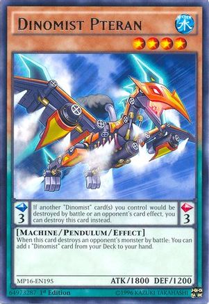 Dinomist Pteran [MP16-EN195] Rare