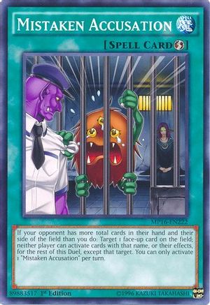 Mistaken Accusation [MP16-EN222] Common