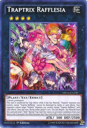 Traptrix Rafflesia [MP16-EN239] Secret Rare