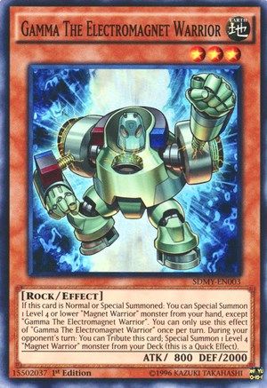 Gamma The Electromagnet Warrior [SDMY-EN003] Super Rare